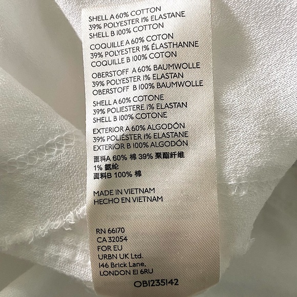 FREE PEOPLE🌸 XS—oversized💕mini dress/ tunic. Snow White & off-white colors! 🌸 - Picture 15 of 16